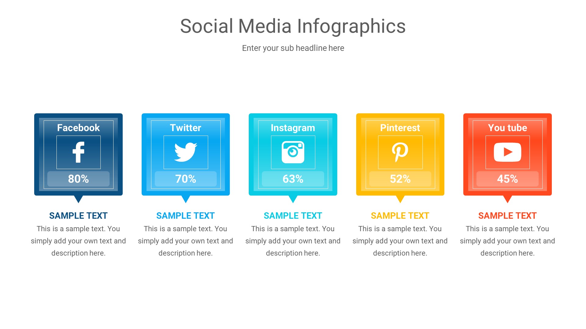 Social Media Powerpoint Infographics Template Presentation Presentation Templates 9787